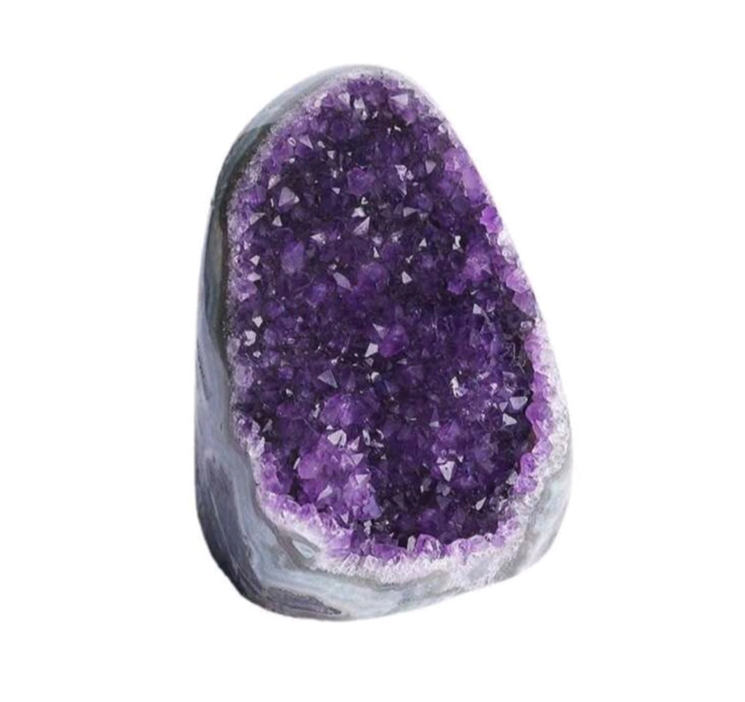 géode de cristal en amethyste