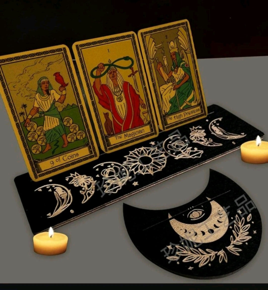 support en bois pour tarot
