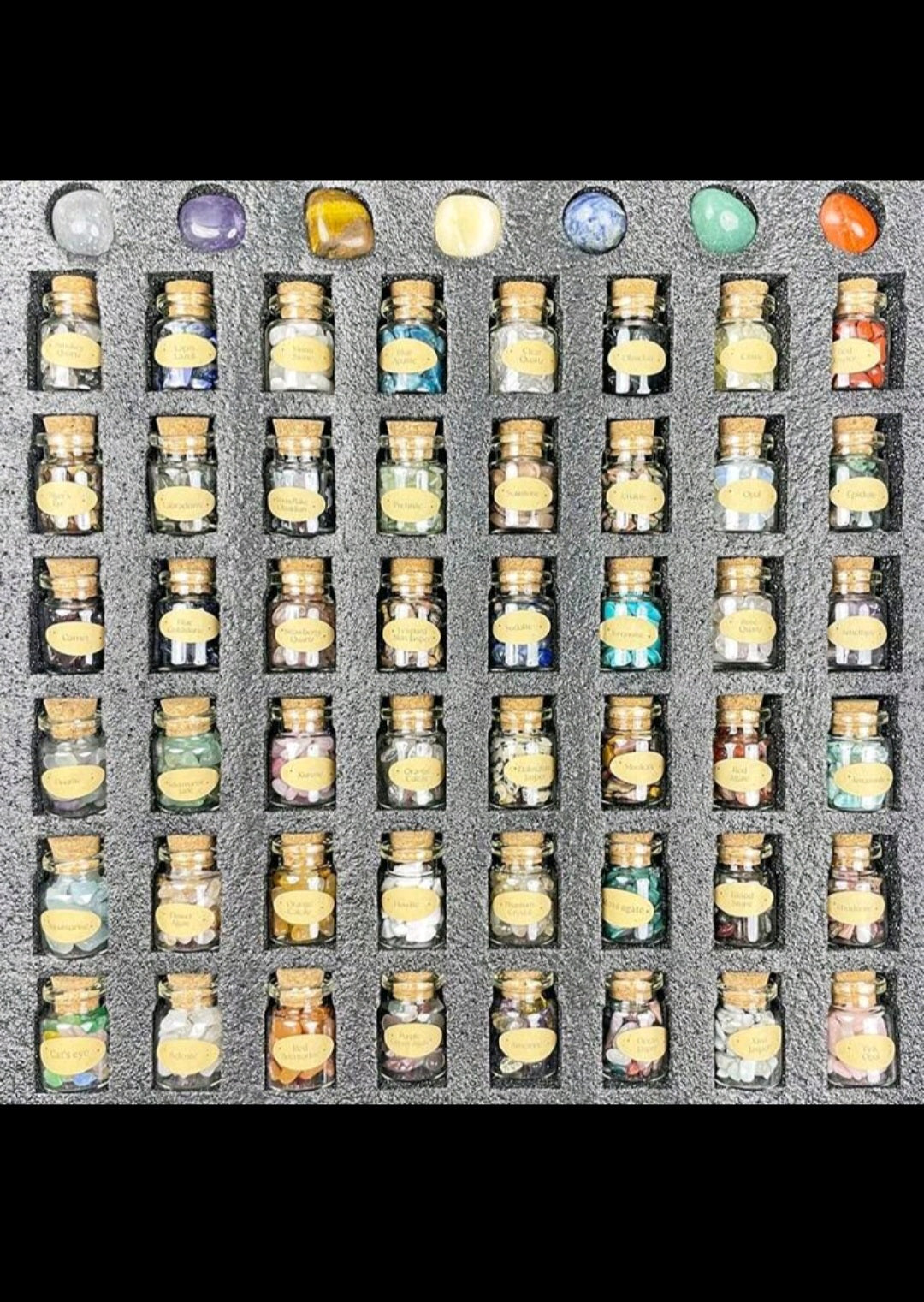 coffret de Pierres Naturelles 55 pièces
