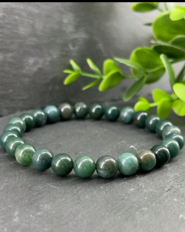 bracelet agate mousse