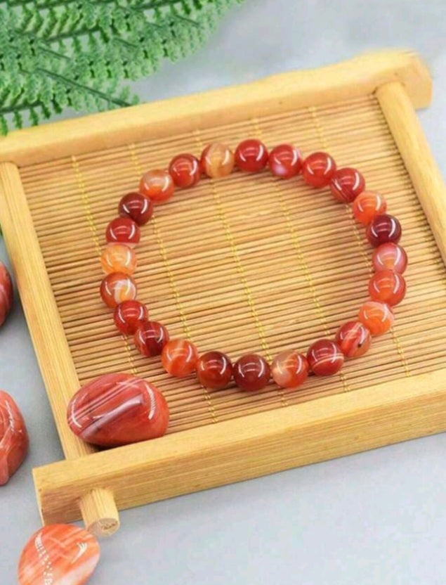 bracelet cornaline