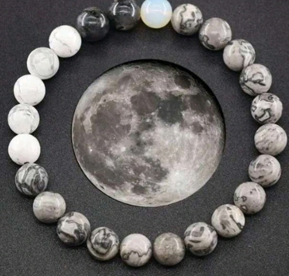 bracelet en piere de Lune