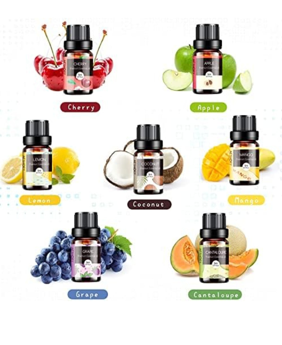 14 huiles essentielles fruitée