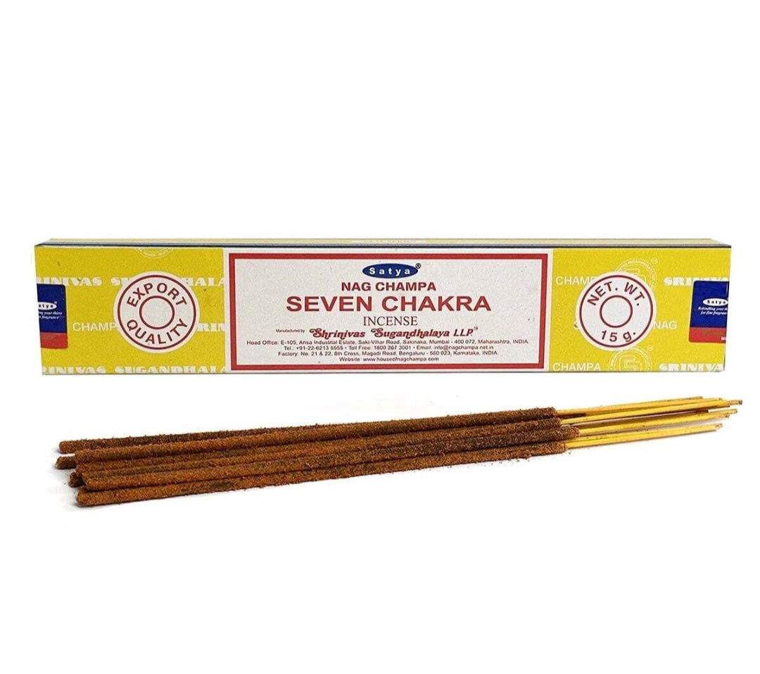 bâton encens des 7 chakras