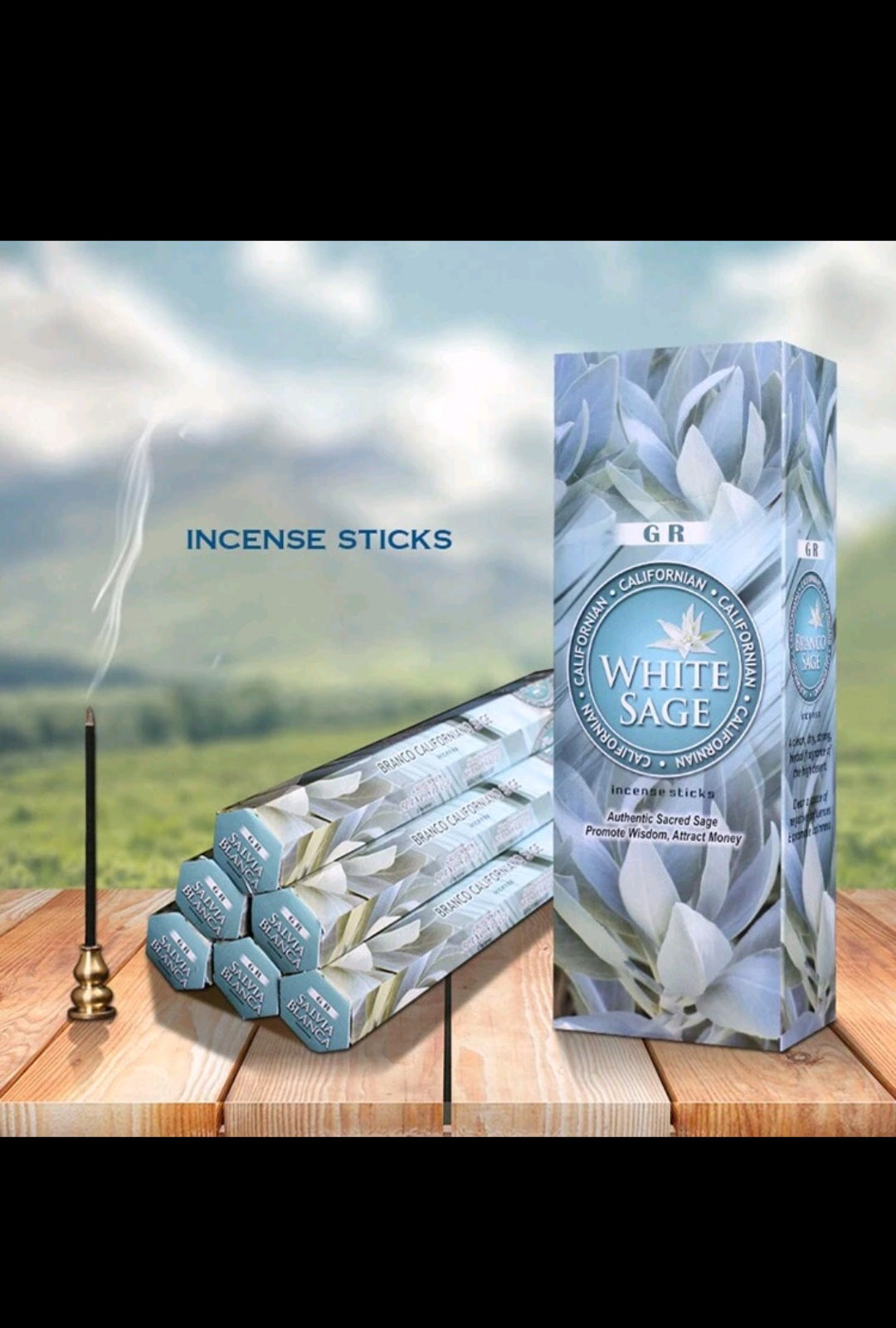 baton encens sauge blanche