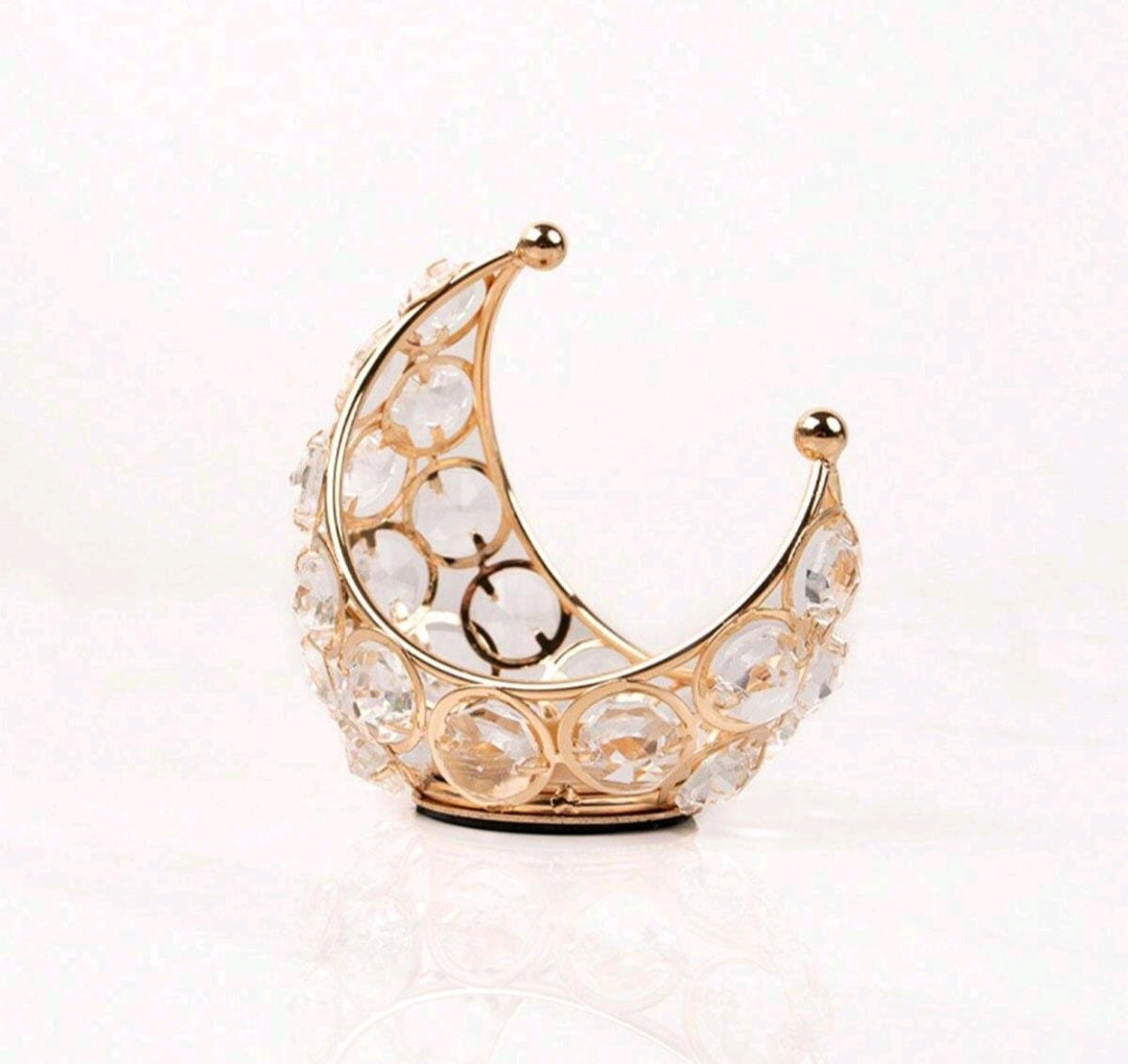 bougeoir en forme de lune