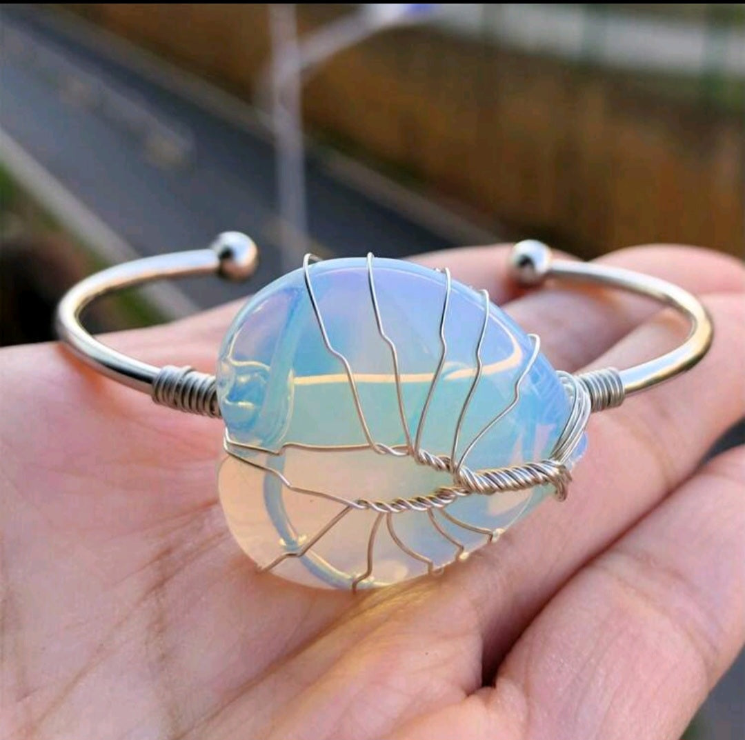 bracelet en pierre de lune
