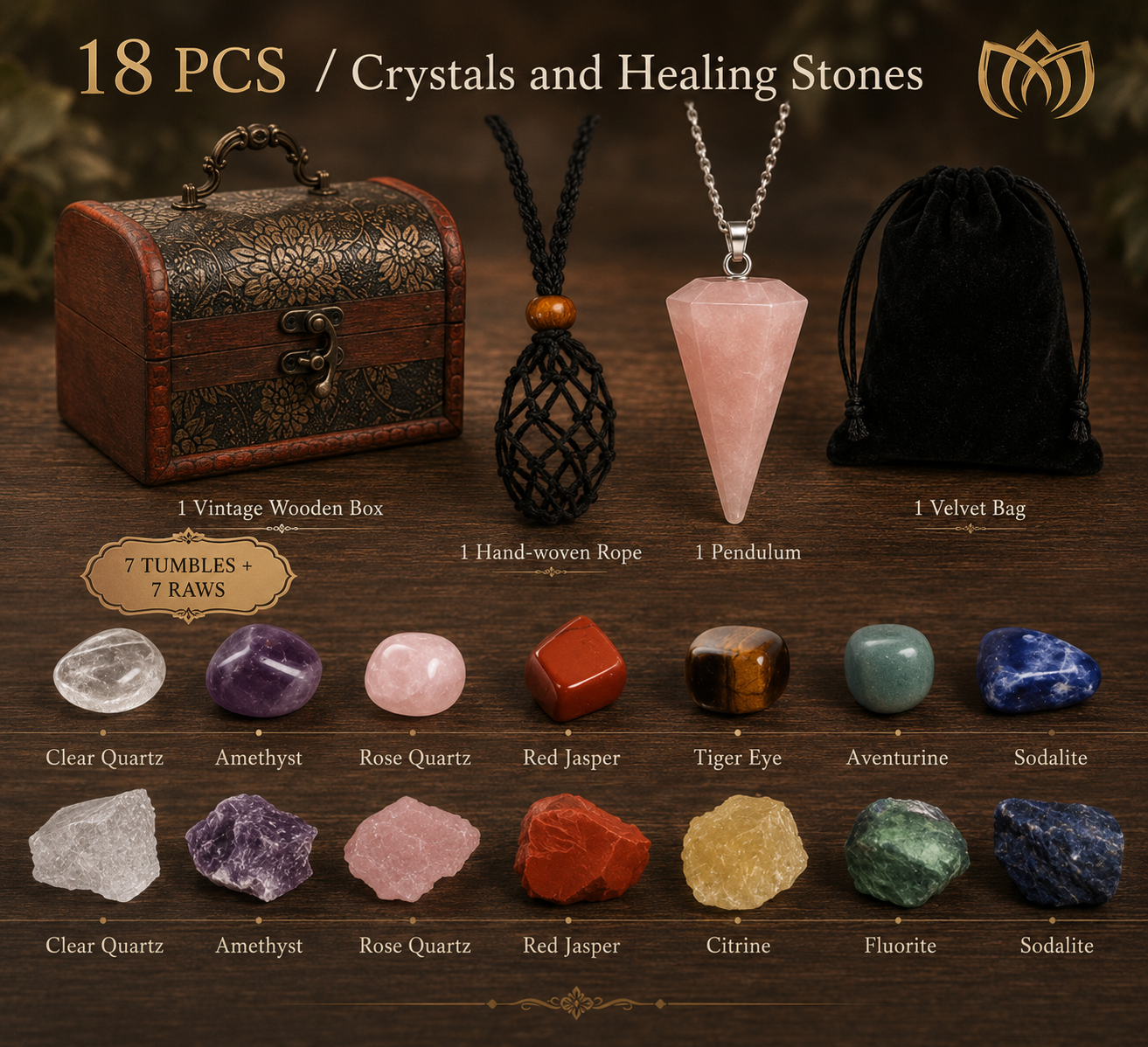 coffret de 18 pièces