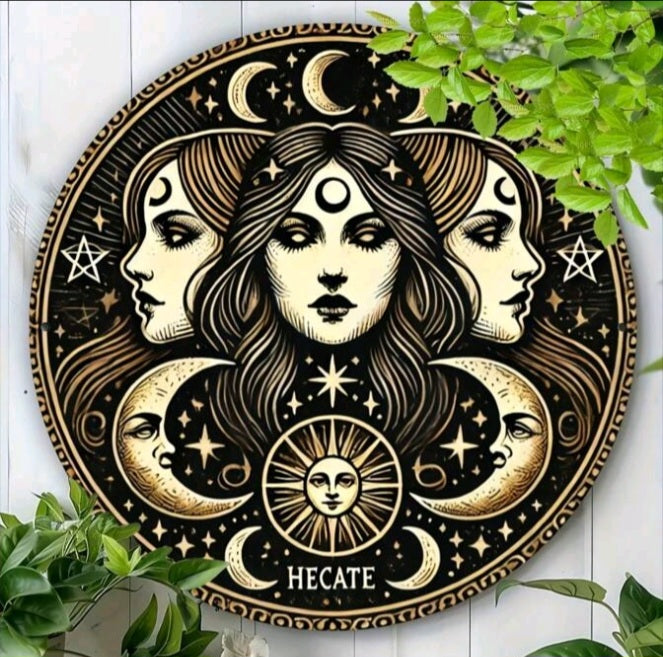 plaque métallique Hecate