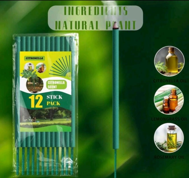 baton encens anti moustique 90p + porte encens offert