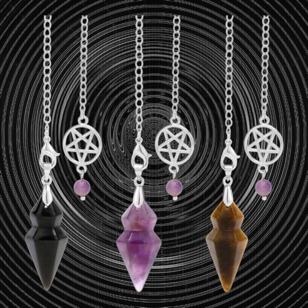 pendule divinatoire en pierre naturelle