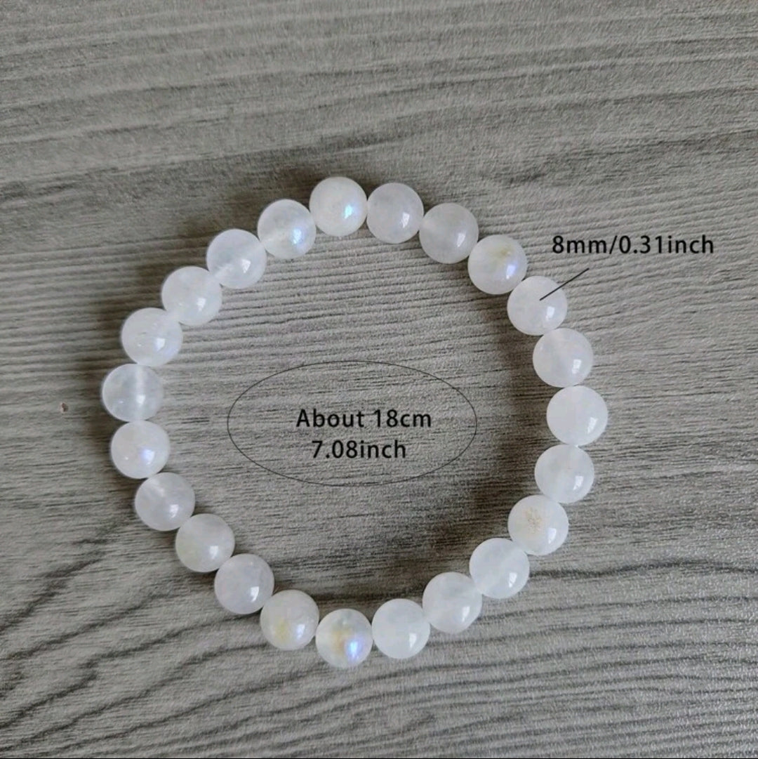 Bracelet en pierre de lune naturelle