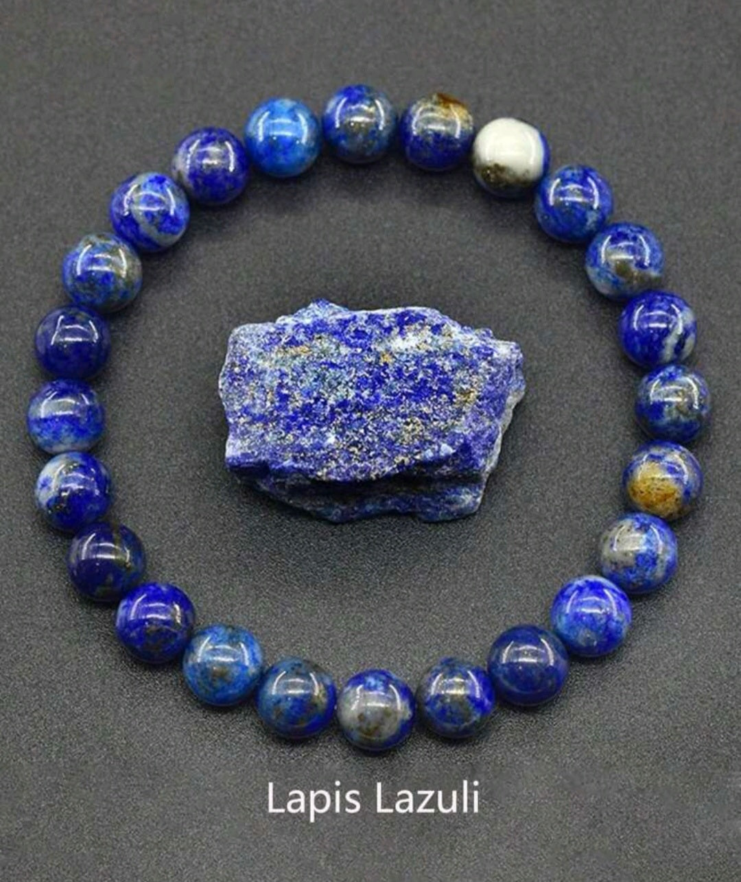 bracelet en pierre lapis-lazuli naturelle
