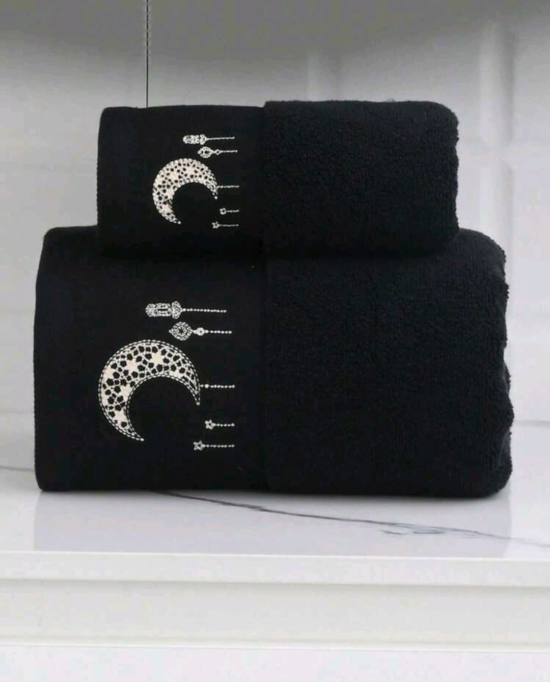serviettes de bain 2 pièces  34-75cm / 70-140cm